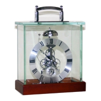 Deluxe Skeleton Desk Clock